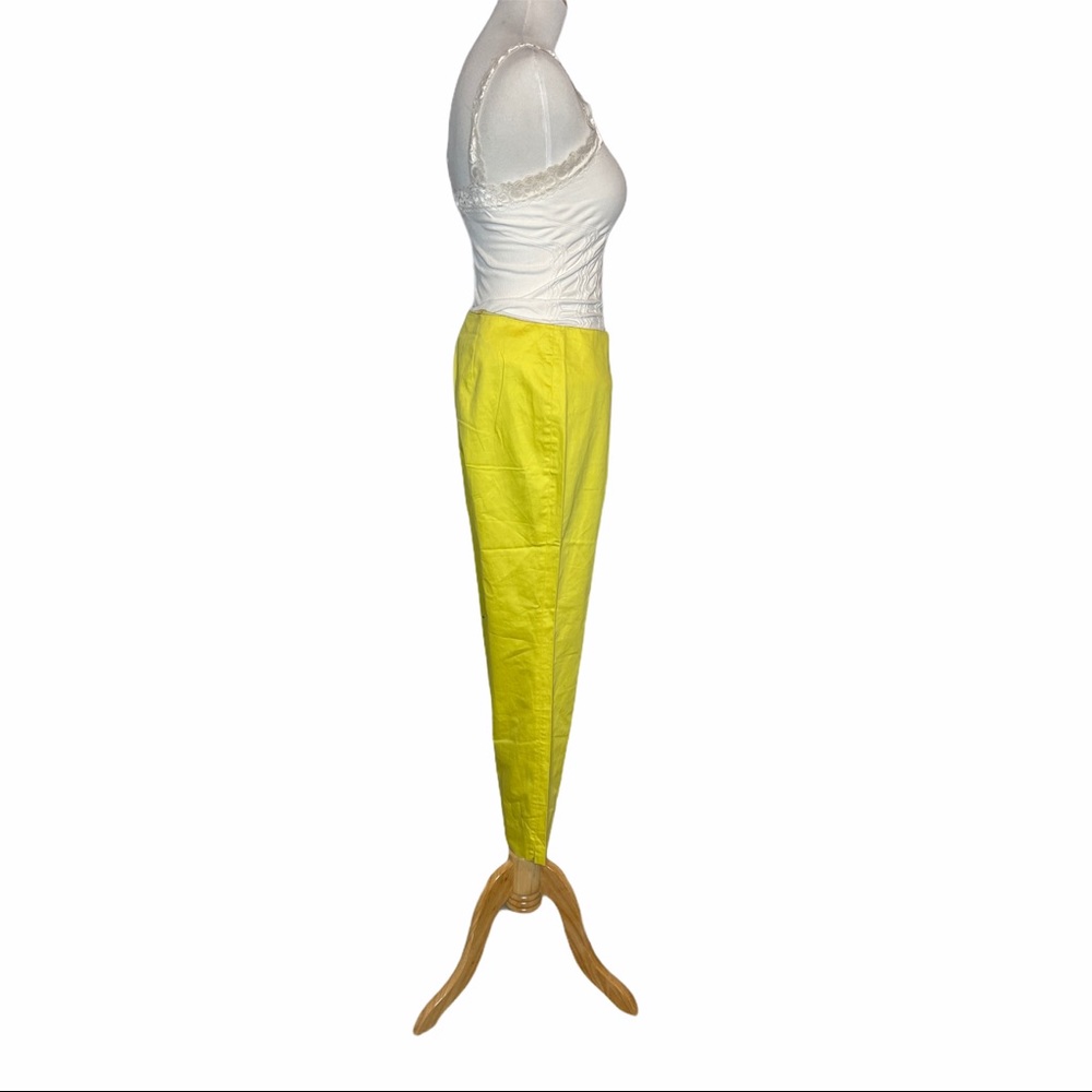 Vintage Emilio Pucci Trim Yellow Pants USA 10 - Picture 4 of 16